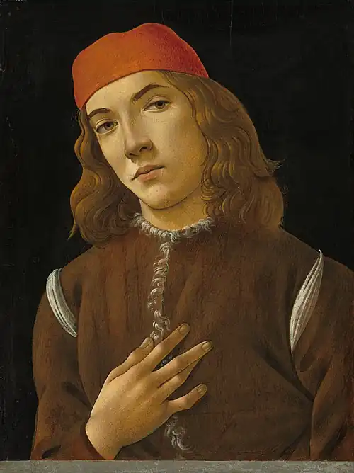 Portrait of a Young Man, c. 1482–85, National Gallery of Art, Washington