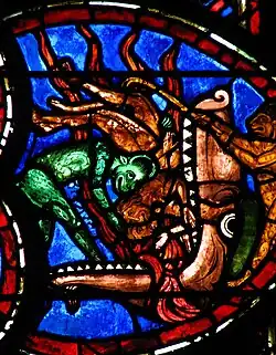 Hell Mouth or Jaws of Hell, Bourges Cathedral, ca. 12th century