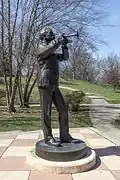 Bowen R. Church (cornetist) statue