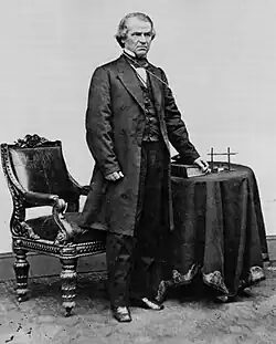 Photo of Andrew Johnson by Brady