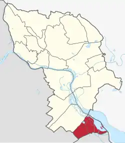 Area of Čunovo in Bratislava