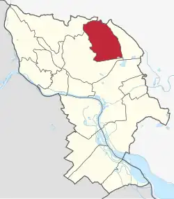 Area of Rača in Bratislava