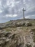 Bray head cross on Bray Head Hill walk, 2025.
