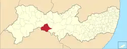 Location of Belém de São Francisco in Pernambuco