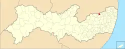 Location of Santa Maria do Cambucá in Pernambuco