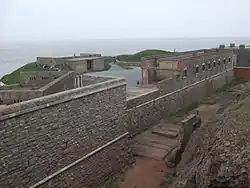 Brean Down Fort, on Bristol Channel's south coast