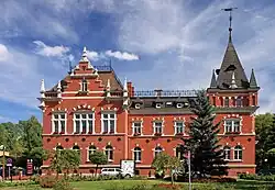 Powiat office building, built in 1887