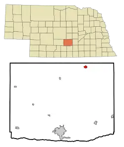 Location of Ravenna, Nebraska