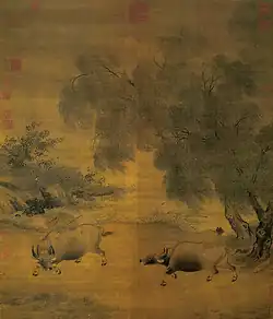 Oxherds in Wind and Rain. National Palace Museum.