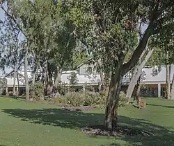 Bush Court and original campus buildings