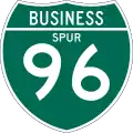 Business Spur Interstate 96 marker