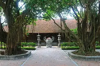 Main hall of Ninh Phúc Pagoda on April 24, 2023.