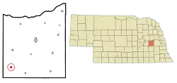 Location of Surprise, Nebraska