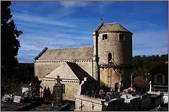 The church in Cassagnes