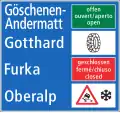 4.76 Advance information about road condition and requirements of certain destinations