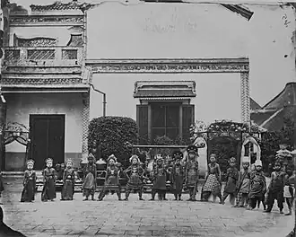 Majoor Be Biauw Tjoan's private gamelan orchestra.