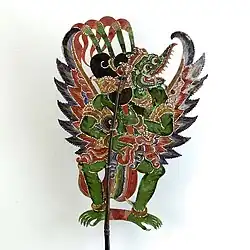 Wayang kulit Sangruda, Tropenmuseum collection, Indonesia, before 1900