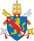 Sixtus V's coat of arms