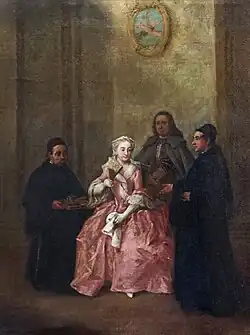 The visit to the convent (1760)