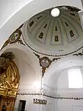 Interior of the dome of the San Francisco Javier Church