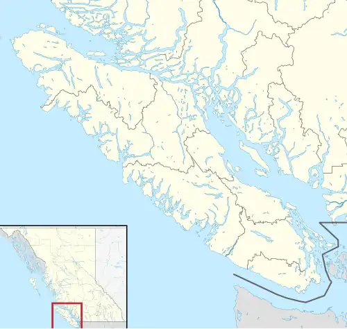 1988 Winter Olympics torch relay is located in Vancouver Island