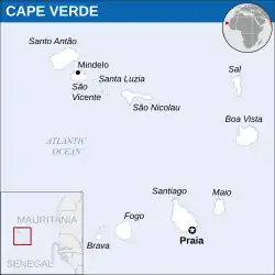 The Location of Cape Verde