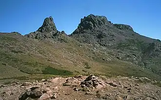 Capu Tafunatu (left) and Paglia Orba