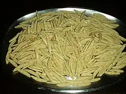 Dry capunti, a variety of cavatelli from Apulia