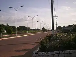 An avenue in Caracaraí