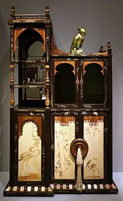 Cupboard by Carlo Bugatti (1895)