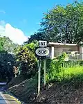 PR-159 west approaching PR-806 intersection in Corozal
