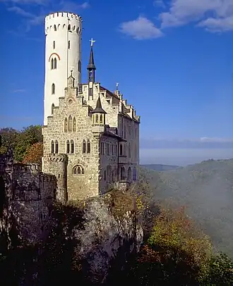 Image 67Lichtenstein Castle (from Portal:Architecture/Castle images)