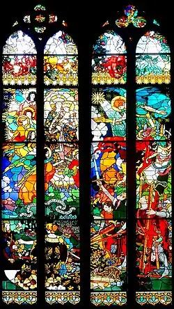 Stained-glass in Fribourg Cathedral