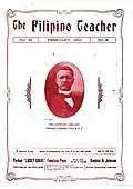 Arellano depicted in a 1910 publication of The Filipino Teacher