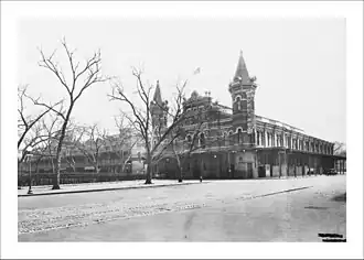 the 9th Street Wing around 1928