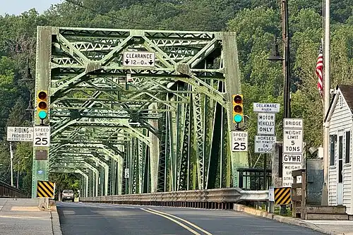 Bridge approach from Stockton