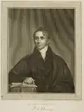 Portrait of William E. Channing, after a painting by Chester Harding; engraved by Hoogland, 1829