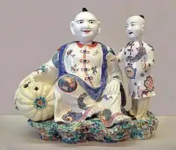 Chantilly soft-paste porcelain Magots, 1740