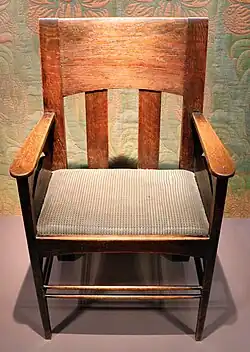 Armchair by Charles Rennie Macintosh (1897)