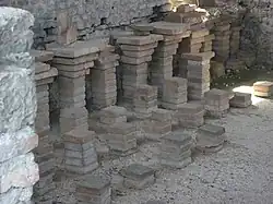 Hypocaust pillars