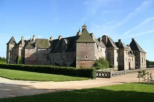 The château in Carrouges