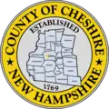 Official seal of Cheshire County