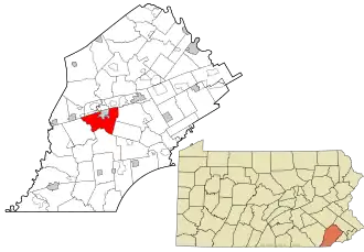 Location in Chester County and the U.S. state of Pennsylvania.