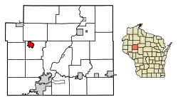 Location of Bloomer in Chippewa County, Wisconsin