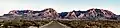 Chisos Mountains, road pointed toward northwest aspect of Vernon Bailey Peak