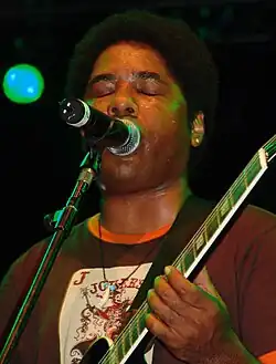 Chris Thomas King at the Koh Samui Music Festival, 2005