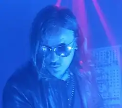 Chris Pitman performing in 2015