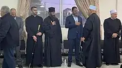 Christian and Druze clergy from Chouf