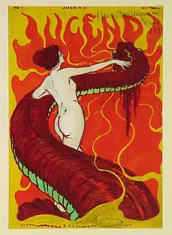 Andromeda by Hans Christiansen. Used as cover for Vol. III, No. 48 (1898)