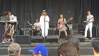 Cibo Matto performing at the Solid Sound Festival in North Adams, Massachusetts in 2015